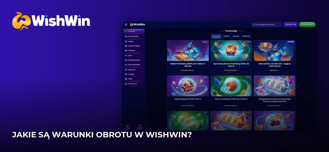 Zrzut ekranu strony WishWin