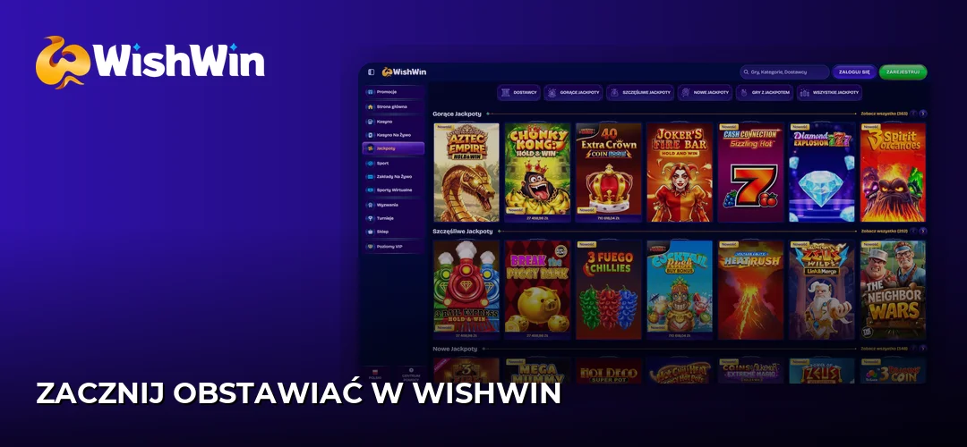 Zrzut ekranu strony WishWin