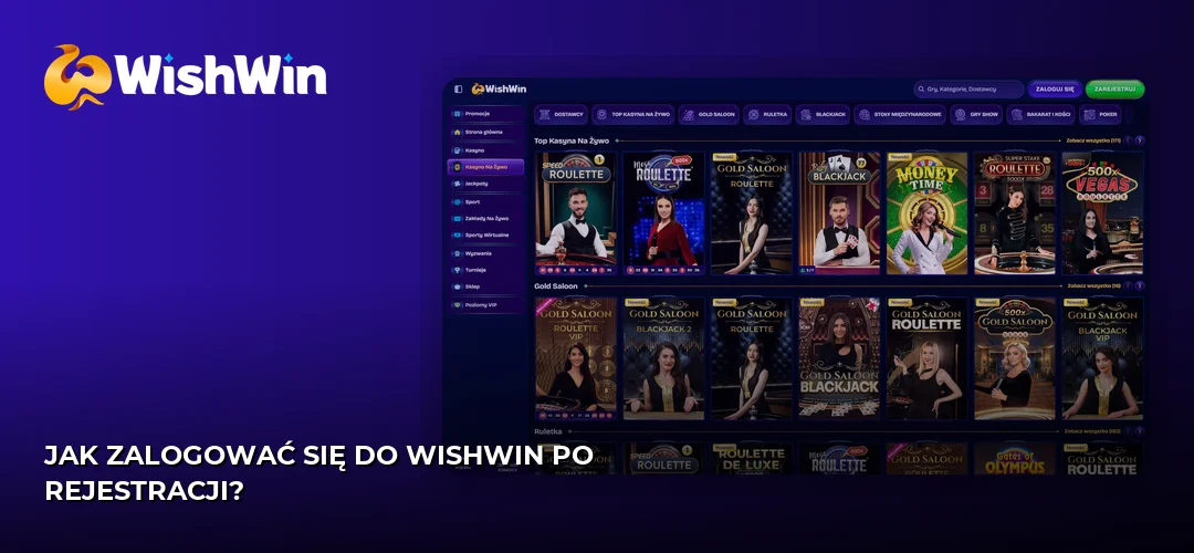 Zrzut ekranu strony WishWin